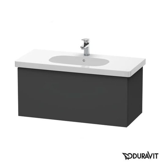 Тумба підвісна 100х46 Duravit Delos, графіт матовий (DL623604949) Duravit Тумби
