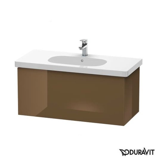 Тумба підвісна 100х46 Duravit Delos, оливково-коричневий глянцевий (DL623606161) Duravit Тумби