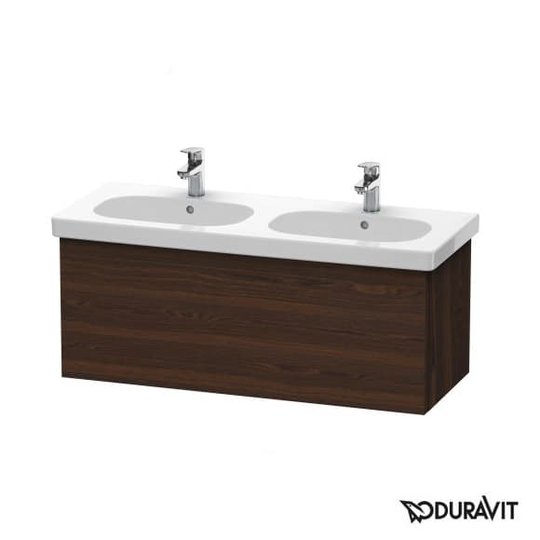 Тумба подвесная 115х46 Duravit Delos, орех брашированный (DL623706969) Duravit Тумбы