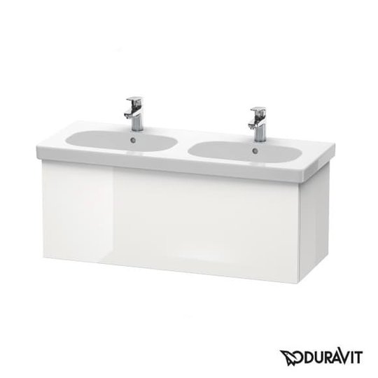 Тумба підвісна 115х46 Duravit Delos, білий глянцевий (DL623708585) Duravit Тумби
