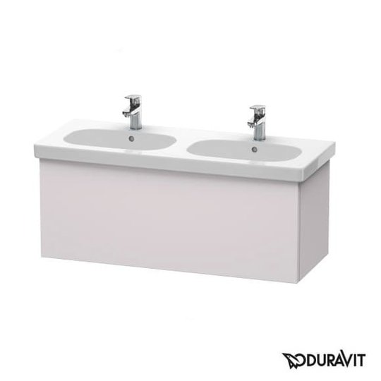 Тумба підвісна 115х46 Duravit Delos, білий Бузок шовковисто-матовий (DL623708787) Duravit Тумби