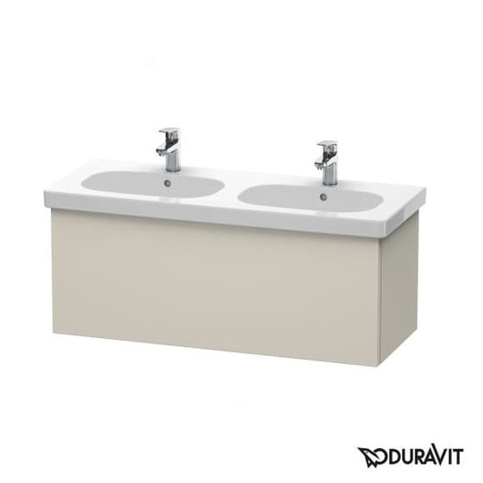 Тумба подвесная 115х46 Duravit Delos, серо-коричневый (DL623709191) Duravit Тумбы