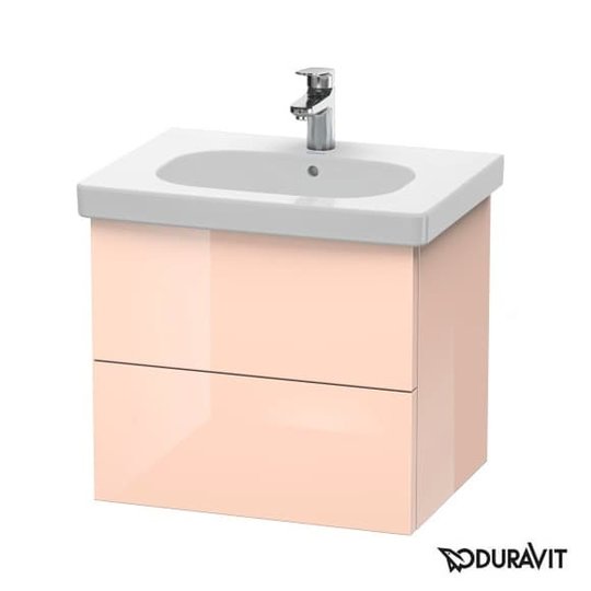 Тумба підвісна 60х46 Duravit Delos, абрикосовий перли глянцевий (DL633401010) Duravit Тумби