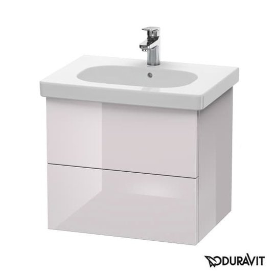 Тумба подвесная 60х46 Duravit Delos, белая сирень глянцевый (DL633402727) Duravit Тумбы