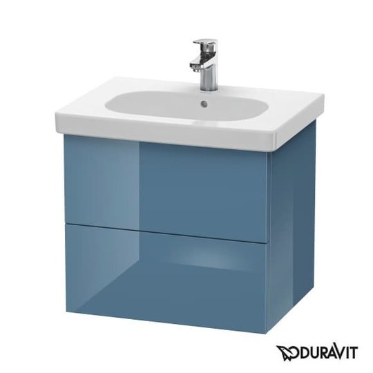 Тумба підвісна 60х46 Duravit Delos, блакитний камінь глянцевий (DL633404747) Duravit Тумби