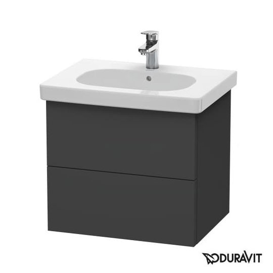Тумба підвісна 60х46 Duravit Delos, графіт матовий (DL633404949) Duravit Тумби