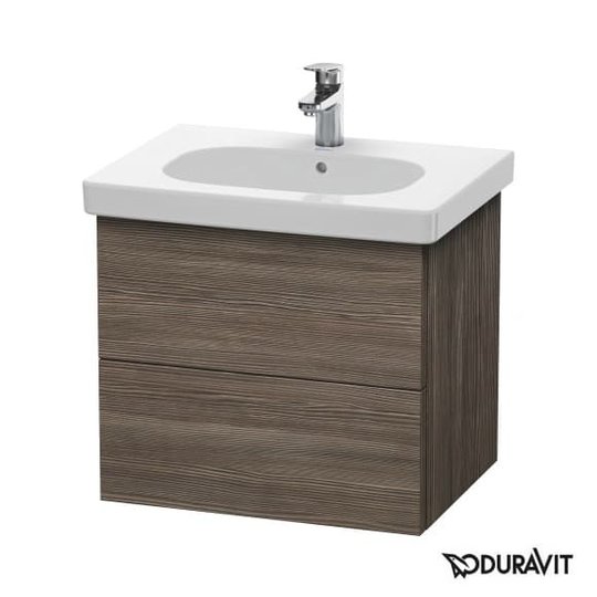 Тумба подвесная 60х46 Duravit Delos, сосна коричневая (DL633405151) Duravit Тумбы