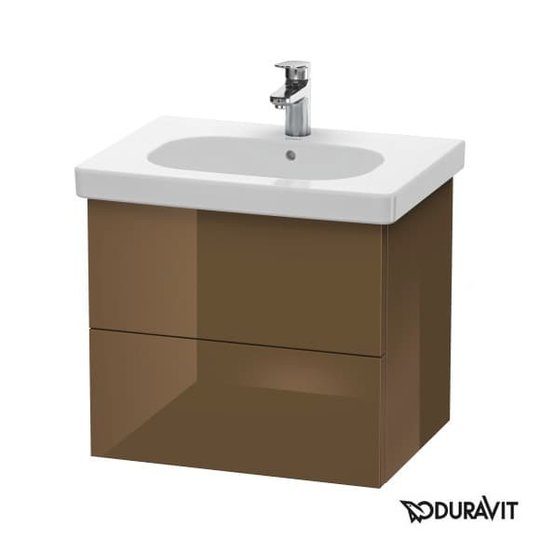 Тумба подвесная 60х46 Duravit Delos, оливково-коричневый глянцевый (DL633406161) Duravit Тумбы