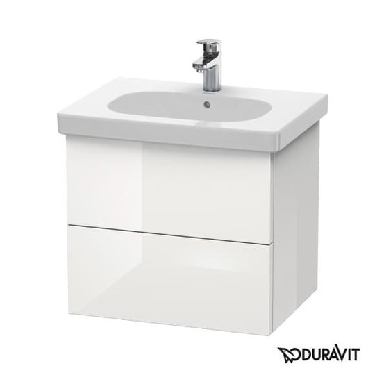 Тумба підвісна 60х46 Duravit Delos, білий глянцевий (DL633408585) Duravit Тумби
