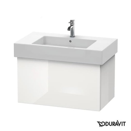 Тумба подвесная 80х47 Duravit Delos, белый глянцевый (DL622002222) Duravit Тумбы