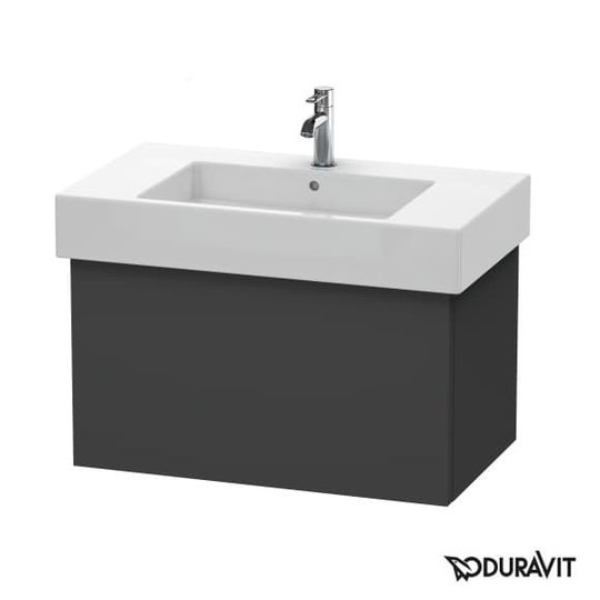 Тумба підвісна 80х47 Duravit Delos, графіт матовий (DL622004949) Duravit Тумби