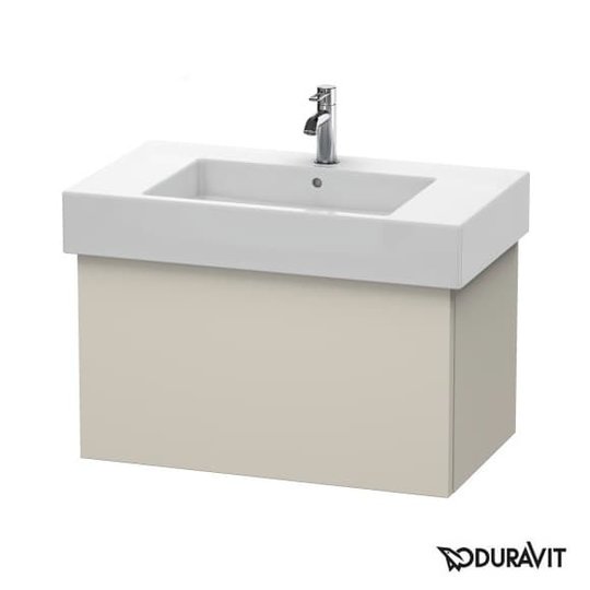 Тумба подвесная 80х47 Duravit Delos, серо-коричневый (DL622009191) Duravit Тумбы