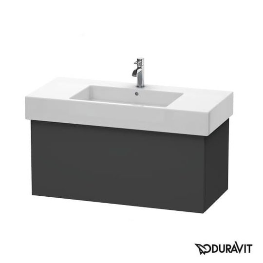 Тумба подвесная 100х47 Duravit Delos, графит матовый (DL622104949) Duravit Тумбы