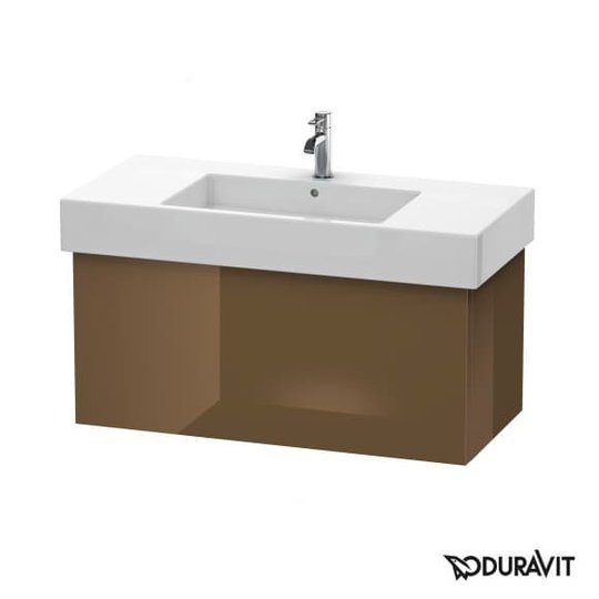 Тумба подвесная 100х47 Duravit Delos, оливково-коричневый глянцевый (DL622106161) Duravit Тумбы