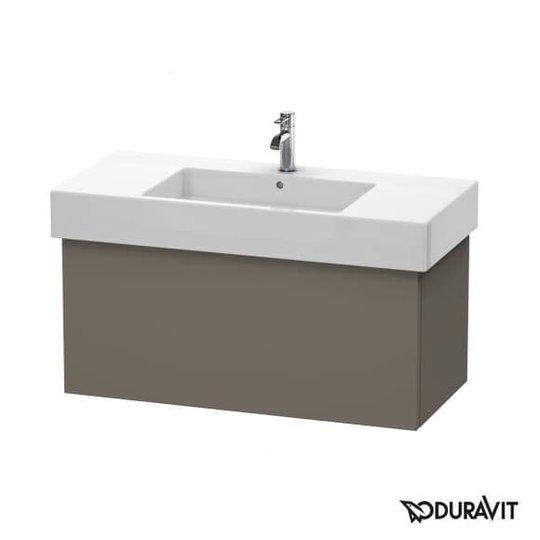 Тумба подвесная 100х47 Duravit Delos, фланелево-серый шелковисто-матовый (DL622109090) Duravit Тумбы