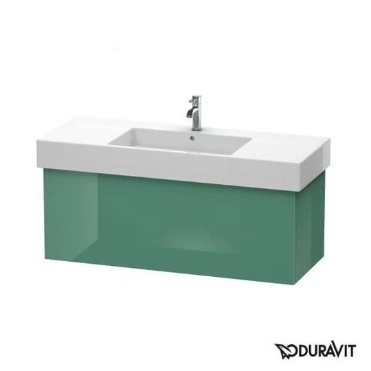 Тумба подвесная 120х47 Duravit Delos, нефрит глянцевый (DL622200303) Duravit Тумбы