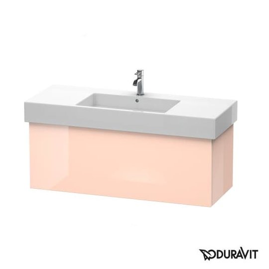 Тумба підвісна 120х47 Duravit Delos, абрикосовий перли глянцевий (DL622201010) Duravit Тумби