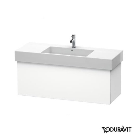 Тумба подвесная 120х47 Duravit Delos, белый матовый (DL622201818) Duravit Тумбы