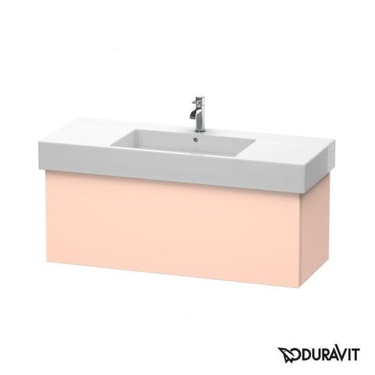 Тумба підвісна 120х47 Duravit Delos, абрикосовий перли шовковисто-матовий (DL622202020) Duravit Тумби