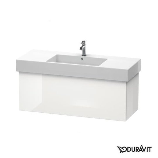 Тумба підвісна 120х47 Duravit Delos, білий глянцевий (DL622202222) Duravit Тумби