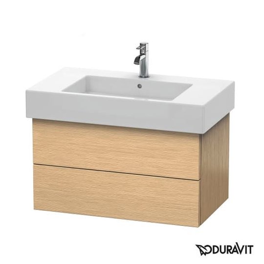 Тумба підвісна 80х47 Duravit Delos, дуб брашований (DL632001212) Duravit Тумби