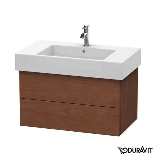 Тумба подвесная 80х47 Duravit Delos, американский орех (DL632001313) Duravit Тумбы