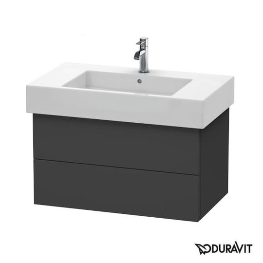 Тумба підвісна 80х47 Duravit Delos, графіт матовий (DL632004949) Duravit Тумби