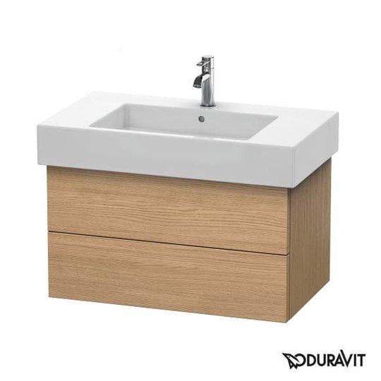 Тумба подвесная 80х47 Duravit Delos, дуб европейский (DL632005252) Duravit Тумбы