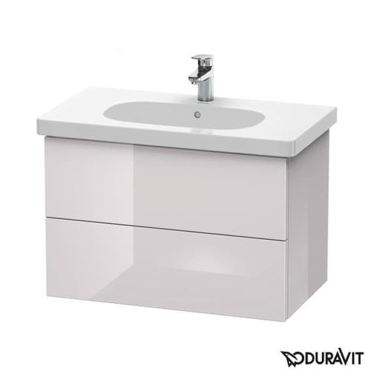 Тумба подвесная 80х46 Duravit Delos, белая сирень глянцевый (DL633502727) Duravit Тумбы
