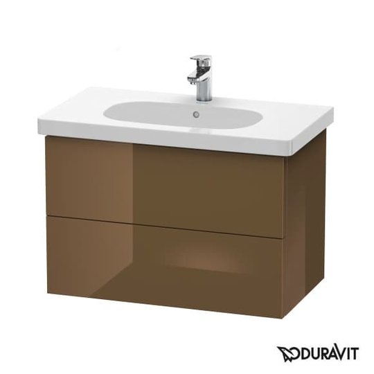Тумба підвісна 80х46 Duravit Delos, оливково-коричневий глянцевий (DL633506161) Duravit Тумби