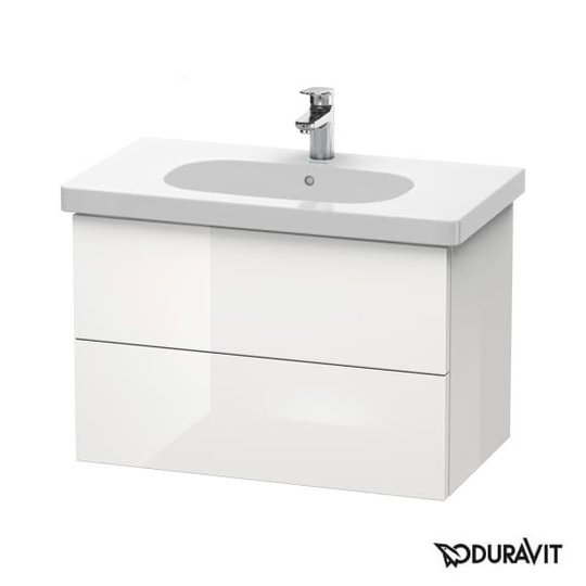Тумба подвесная 80х46 Duravit Delos, белый глянцевый (DL633508585) Duravit Тумбы