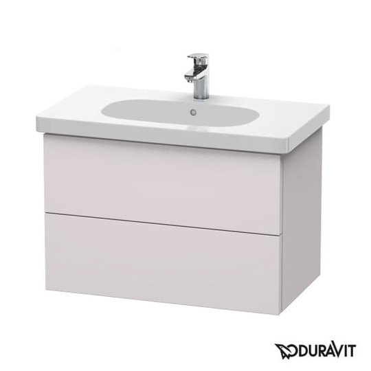 Тумба подвесная 80х46 Duravit Delos, белая сирень шелковисто-матовый (DL633508787) Duravit Тумбы