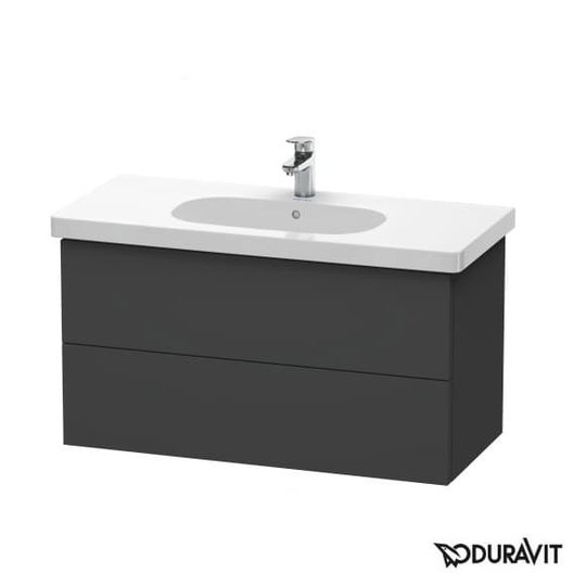 Тумба підвісна 100х46 Duravit Delos, графіт матовий (DL633604949) Duravit Тумби