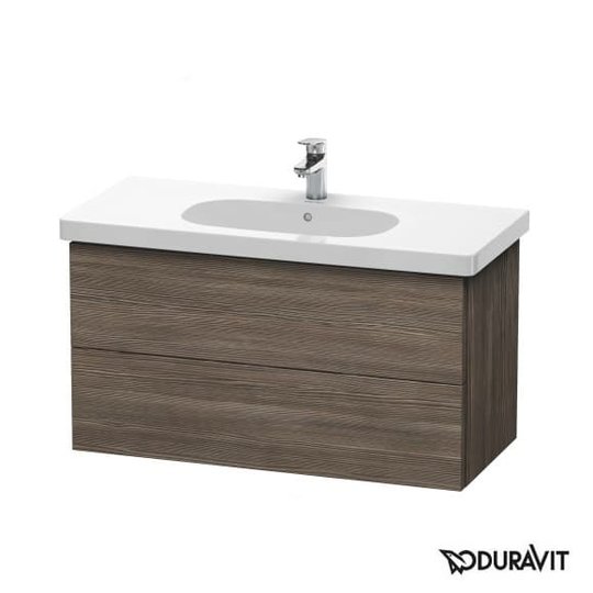 Тумба подвесная 100х46 Duravit Delos, сосна коричневая (DL633605151) Duravit Тумбы