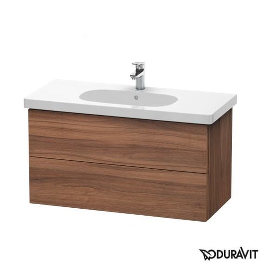 Тумба подвесная 100х46 Duravit Delos, орех натуральный (DL633607979) Duravit Тумбы
