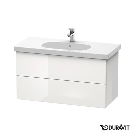 Тумба подвесная 100х46 Duravit Delos, белый глянцевый (DL633608585) Duravit Тумбы