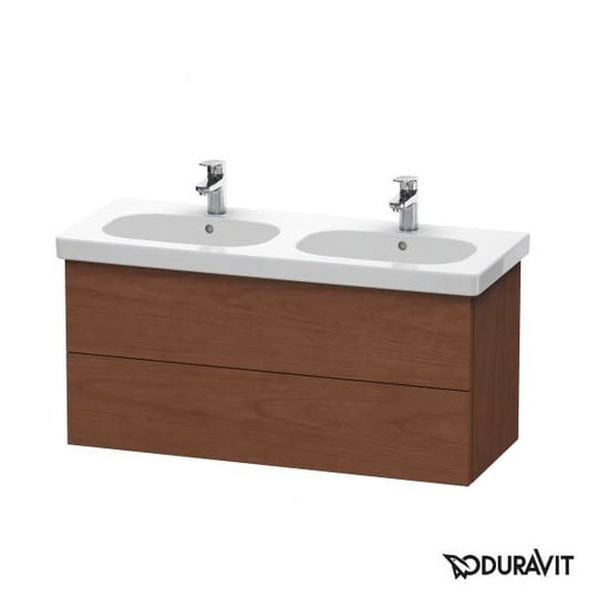 Тумба подвесная 115х46 Duravit Delos, американский орех (DL633701313) Duravit Тумбы