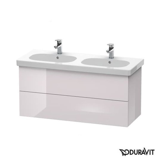 Тумба підвісна 115х46 Duravit Delos, білий Бузок глянцевий (DL633702727) Duravit Тумби