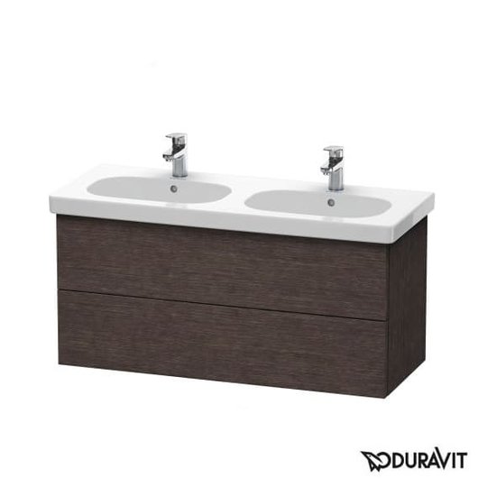 Тумба підвісна 115х46 Duravit Delos, дуб темний брашірованний (DL633707272) Duravit Тумби