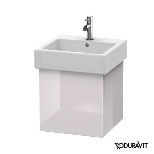 Тумба подвесная 45х44,5 Duravit Delos, белая сирень глянцевый (DL622302727) Duravit Тумбы