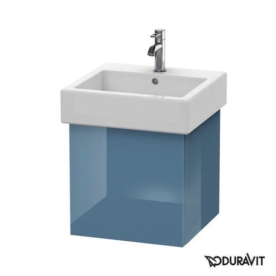 Тумба подвесная 45х44,5 Duravit Delos, голубой камень глянцевый (DL622304747) Duravit Тумбы