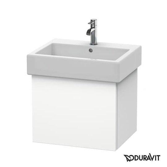 Тумба подвесная 55х44,5 Duravit Delos, белый матовый (DL622401818) Duravit Тумбы