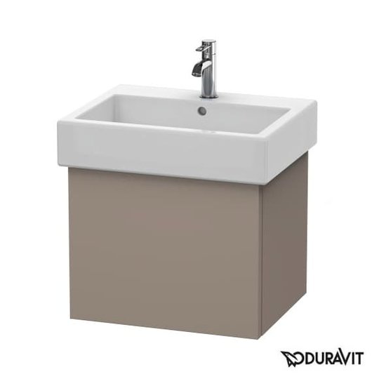 Тумба подвесная 55х44,5 Duravit Delos, базальт матовый (DL622404343) Duravit Тумбы