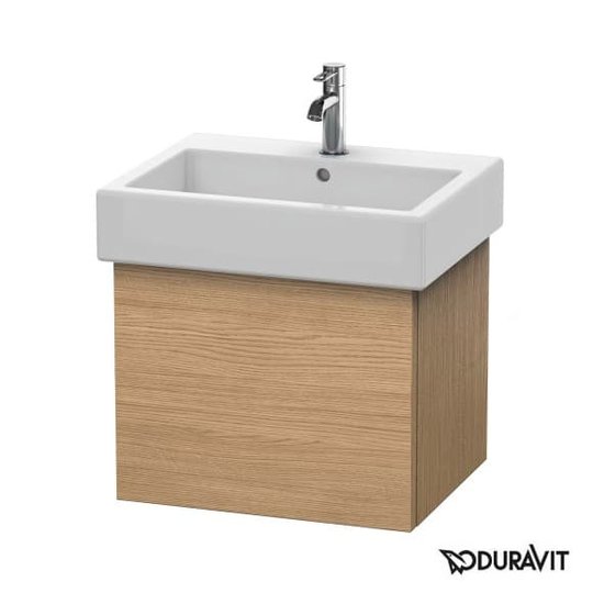 Тумба подвесная 55х44,5 Duravit Delos, дуб европейский (DL622405252) Duravit Тумбы