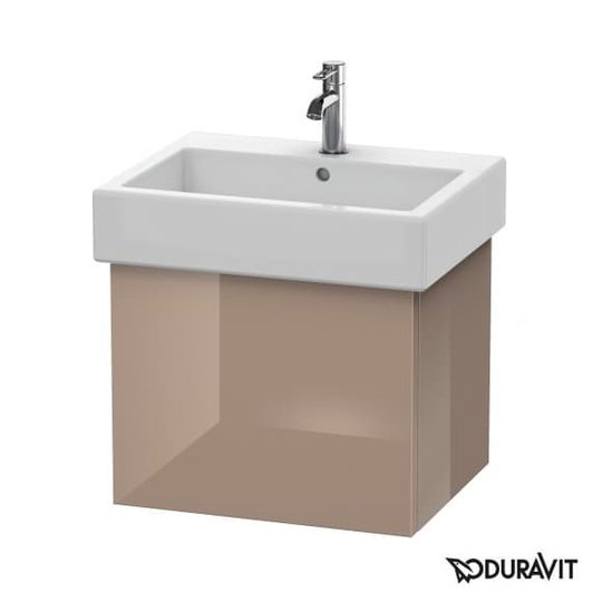 Тумба подвесная 55х44,5 Duravit Delos, капучино глянцевый (DL622408686) Duravit Тумбы