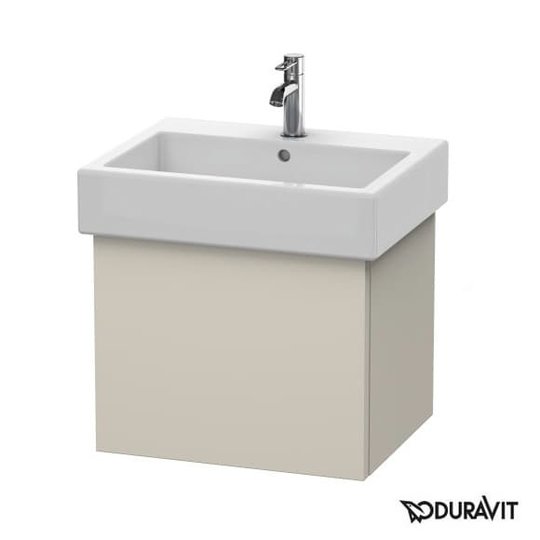 Тумба подвесная 55х44,5 Duravit Delos, серо-коричневый (DL622409191) Duravit Тумбы