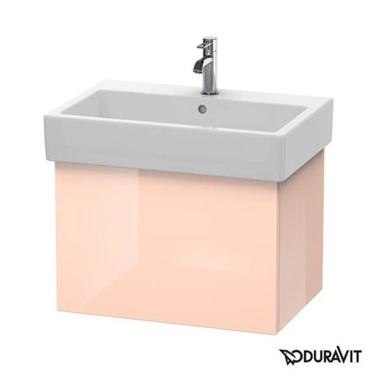 Тумба підвісна 65х44, 5 Duravit Delos, абрикосовий перли глянцевий (DL622501010) Duravit Тумби