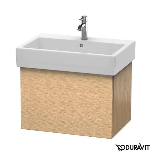 Тумба підвісна 65х44, 5 Duravit Delos, дуб брашований (DL622501212) Duravit Тумби