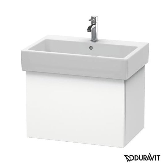 Тумба підвісна 65х44, 5 Duravit Delos, білий матовий (DL622501818) Duravit Тумби