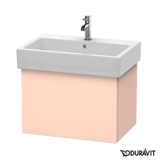 Тумба подвесная 65х44,5 Duravit Delos, абрикосовый жемчуг шелковисто-матовый (DL622502020) Duravit Тумбы